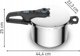 Tefal Express lonac TEFAL P2580701 SECURE TRENDY 6L TEFAL AQUA BLU