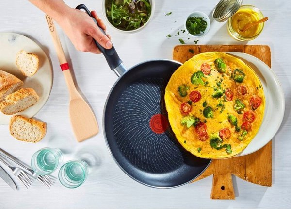 Tefal Tefal Start''easy C2670453, Στρογγυλό, Πολυχρηστικό τηγάνι, Μαύρο, Τιτάνιο, Αλουμίνιο, Thermo-Spot