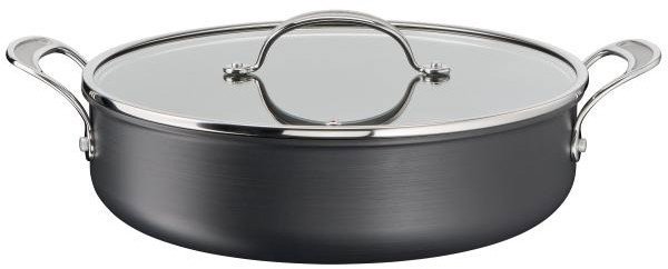Tefal Jamie Oliver Cook's Classics HA τηγάνι με γυάλινο καπάκι 30 εκ./5.4 Λ, μαύρο