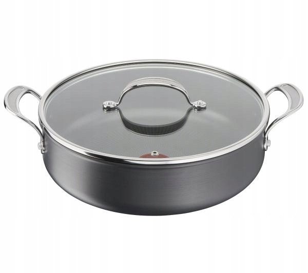 Tefal Jamie Oliver Cook's Classics HA τηγάνι με γυάλινο καπάκι 30 εκ./5.4 Λ, μαύρο