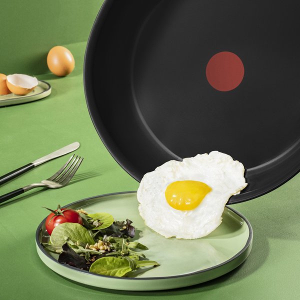 Tefal Renew  28 cm  melna - Panna cepsanai C4320623 (3168430352001)