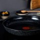 Tefal Intens'Ceram τηγάνι 24 εκ, μαύρο