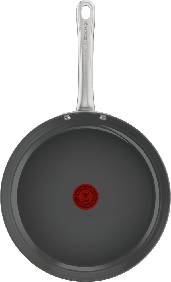 Tefal Renew+ C4240253, Στρογγυλό, Πολυχρηστικό τηγάνι, Γκρι, Κεραμικό, Αλουμίνιο, 1.27 L