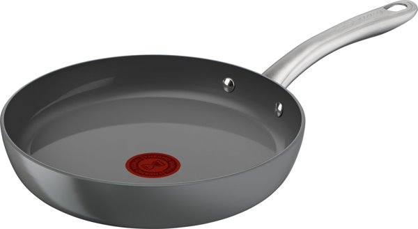 Tefal Renew+ C4240253, Στρογγυλό, Πολυχρηστικό τηγάνι, Γκρι, Κεραμικό, Αλουμίνιο, 1.27 L
