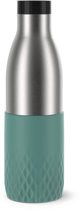 Tefal Bludrop Sleeve drinking bottle, 0.7 L, green/steel