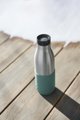 Tefal Bludrop Sleeve drinking bottle, 0.7 L, green/steel