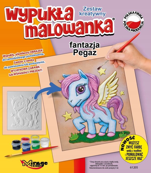 Teka Κυρτή ζωγραφιά Φαντασία Πήγασος