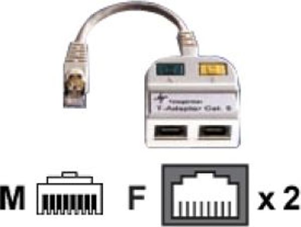 Telegärtner Τ-Προσαρμογέας Cat5e, 100Base-T/ISDN (21.17.3039)