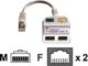 Telegärtner Τ-Προσαρμογέας Cat5e, 100Base-T/ISDN (21.17.3039)