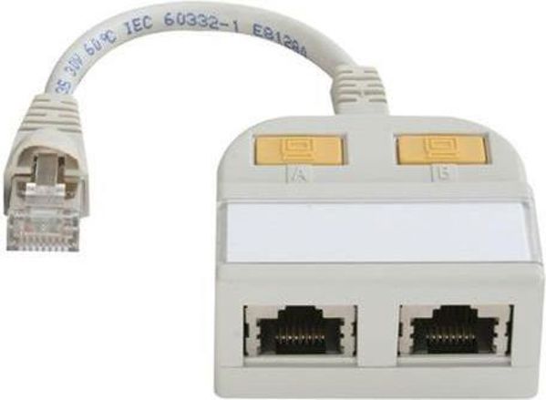 Telegärtner Τ-Προσαρμογέας Cat5e, 100Base-T/ISDN (21.17.3039)