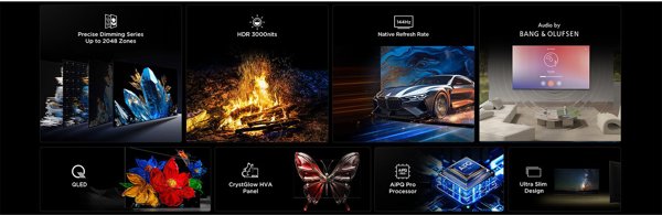 Telewizor TCL 85C7K Mini LED 85'' 4K Ultra HD Google TV