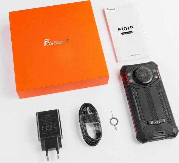 Κινητό τηλέφωνο FOSSiBOT Fossibot F101 P - Ανθεκτικό τηλέφωνο Μαύρο