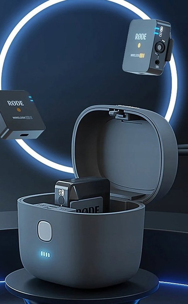 Telesin Φορτιστής για 3 x Μικρόφωνο Rode Wireless Go / Go II / TE-WMB-001