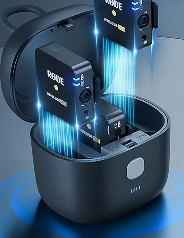 Telesin Φορτιστής για 3 x Μικρόφωνο Rode Wireless Go / Go II / TE-WMB-001