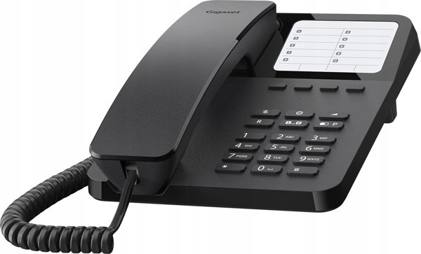 Σταθερό τηλέφωνο Gigaset Gigaset DESK 400 Αναλογικό τηλέφωνο Μαύρο 14407107 4250366868783