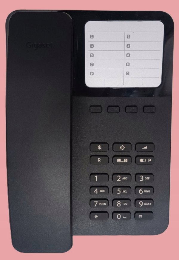 Σταθερό τηλέφωνο Gigaset Gigaset DESK 400 Αναλογικό τηλέφωνο Μαύρο 14407107 4250366868783