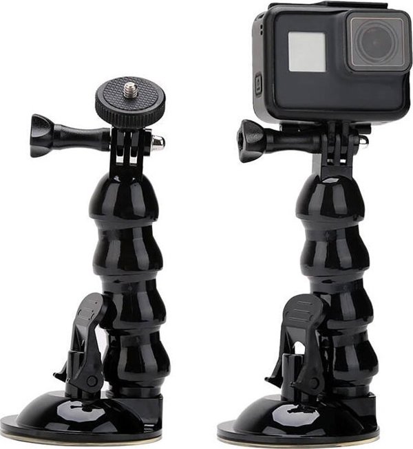 Telesin Βάση Αυτοκινήτου με Βεντούζα για GoPro Hero 10 9 8 7 6 5 4 Max - GP-SUC-006