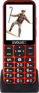 Smartfon Evolveo EVOLVEO EasyPhone LT, κινητό τηλέφωνο για ηλικιωμένους με βάση φόρτισης, κόκκινο