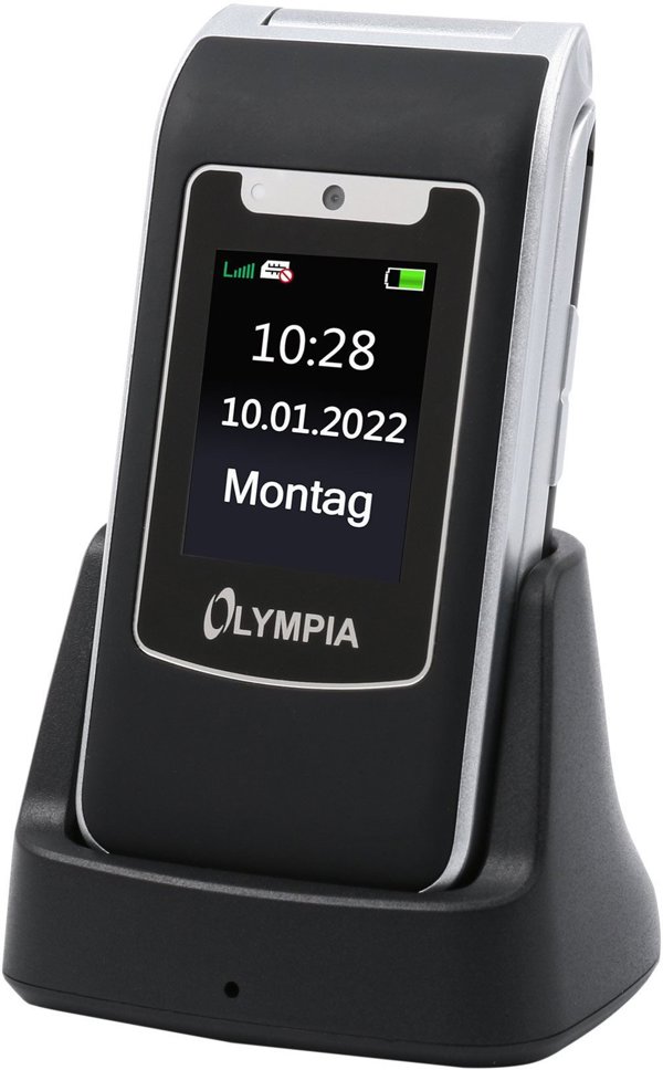 Telefon stacjonarny Olympia Olympia Mobiltelefon Style Duo 4G schwarz inkl. Dockingst.