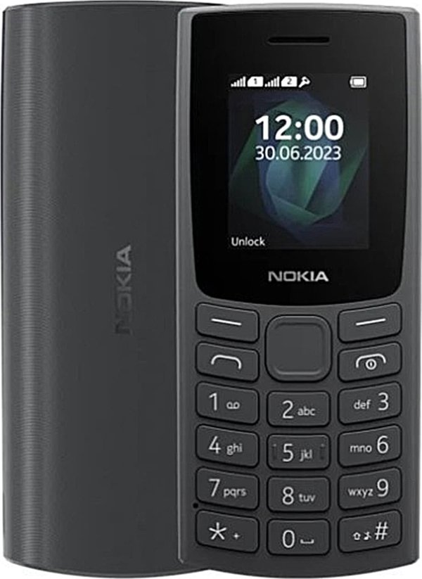 Κινητό τηλέφωνο Nokia 105 Dual SIM, 4G, μαύρο (2023)