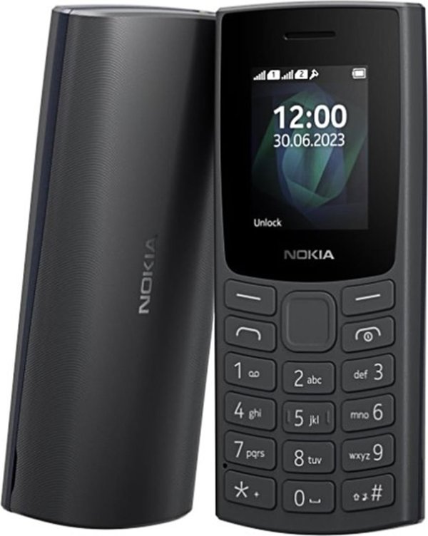 Κινητό τηλέφωνο Nokia 105 Dual SIM, 4G, μαύρο (2023)