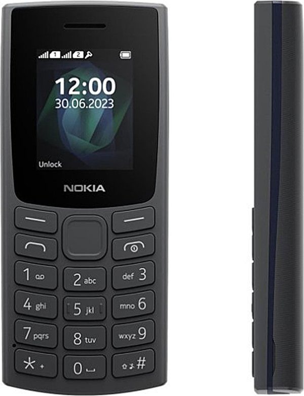 Κινητό τηλέφωνο Nokia 105 Dual SIM, 4G, μαύρο (2023)