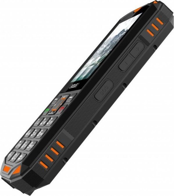 Smartphone Evolveo EVOLVEO StrongPhone Z6, αδιάβροχο ανθεκτικό Dual SIM τηλέφωνο, μαύρο-πορτοκαλί