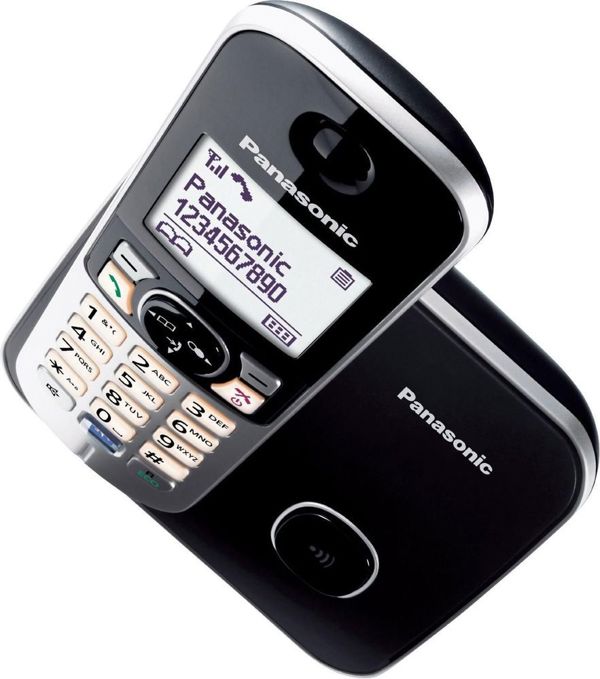 Telefon stacjonarny Panasonic Czarny