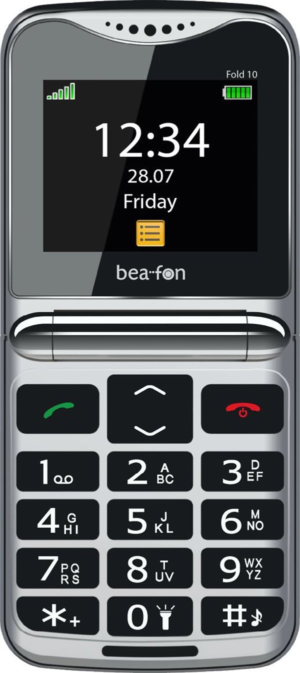 Κινητό τηλέφωνο Beafon Bea-fon Fold 10 schwarz
