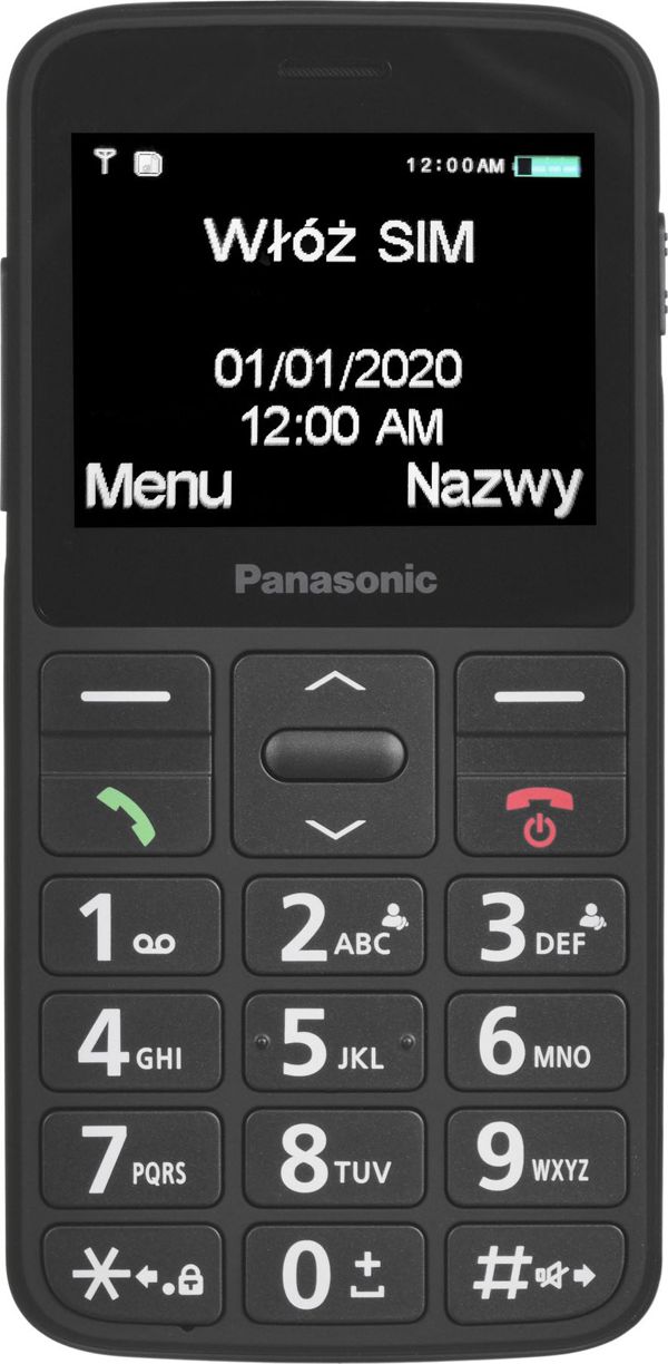 Κινητό τηλέφωνο Panasonic KX-TU160 Μαύρο