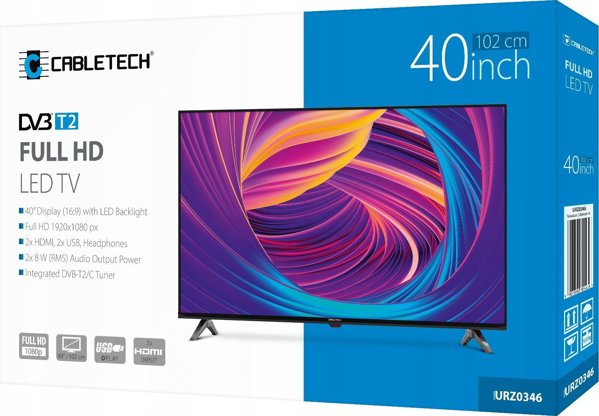 Telewizor Cabletech URZ0346 LED 40'' Full HD