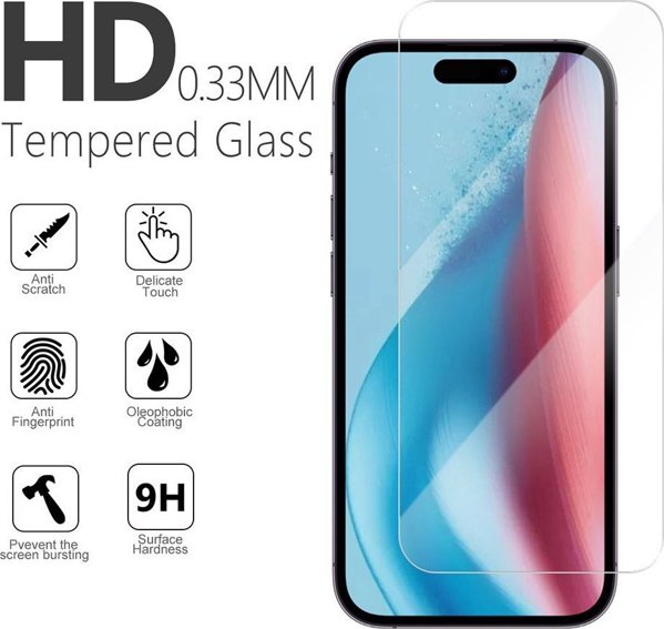 TelForceOne Premium Tempered Glass 2.5D για iPhone 13 / 13 Pro 6,1" / 14 6,1"