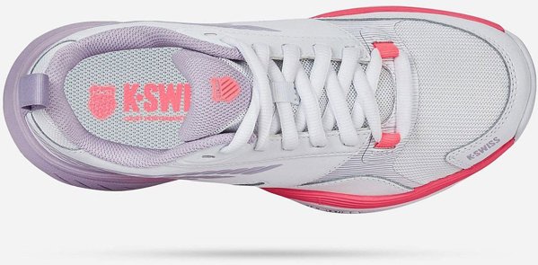 Tennis shoes for ladies K-SWISS SPEEDEX CLAY white/orchid petal EU40