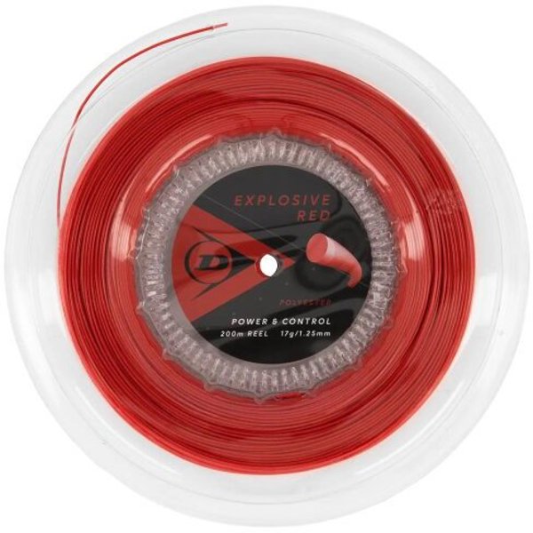 Τενιστική χορδή Dunlop EXPLOSIVE RED 1.25mm 200m PE μονοϊνίδιο κόκκινο