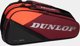 Τσάντα τένις DUNLOP CX CLUB 6 μαύρο/κόκκινο