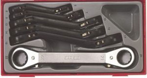 Teng Tools Σετ 6 τεμαχίων με καστάνια και κλειδιά ματιού (116700105)