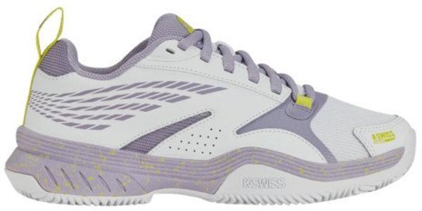 Tennis shoes for ladies SPEEDEX CLAY white/wisteria EU38
