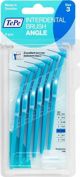 TePe Angle Μεσοδόντια Βουρτσάκια 0,6mm (ISO 0), 6 Τεμάχια - Με Λυγισμένη Κεφαλή για Καθαρισμό Γομφίων