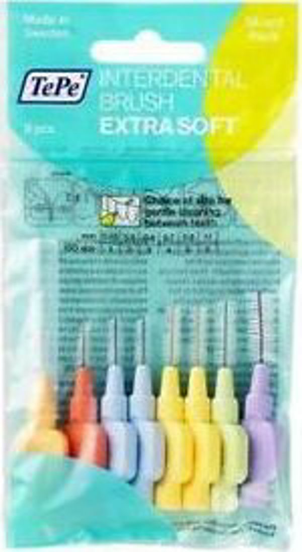 TePe Extra Soft Μεσοδόντιες Οδοντόβουρτσες Mix Pack 8τμχ