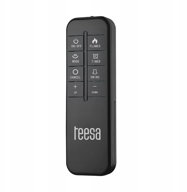Θερμοανεμιστήρας Kολωνάτος PTC Teesa με Λειτουργία Προσομοίωσης Τζακιού