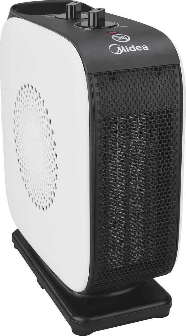 Θερμαντικό ανεμιστήρα Midea Midea Compact PTC Fan Heater | NTY15-19CA | Θερμαντικό ανεμιστήρα | 1500 W | Αριθμός επιπέδων ισχύος 2 | Κατάλληλο για δωμάτια έως 10 m | Λευκό/Μαύρο ένα μέγεθος