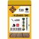 ΒΙΔΑ ΒΕΡΑΝΤΑΣ T20 4.2X65 ΠΡΑΣΙΝΟ (200)