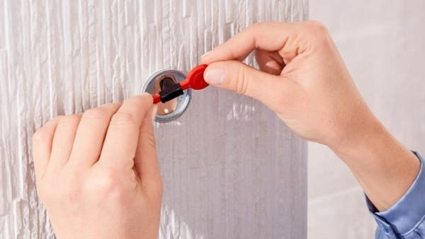 Tesa tesa Deluxxe Γάντζος γκαρνταρόμπας ασημί
