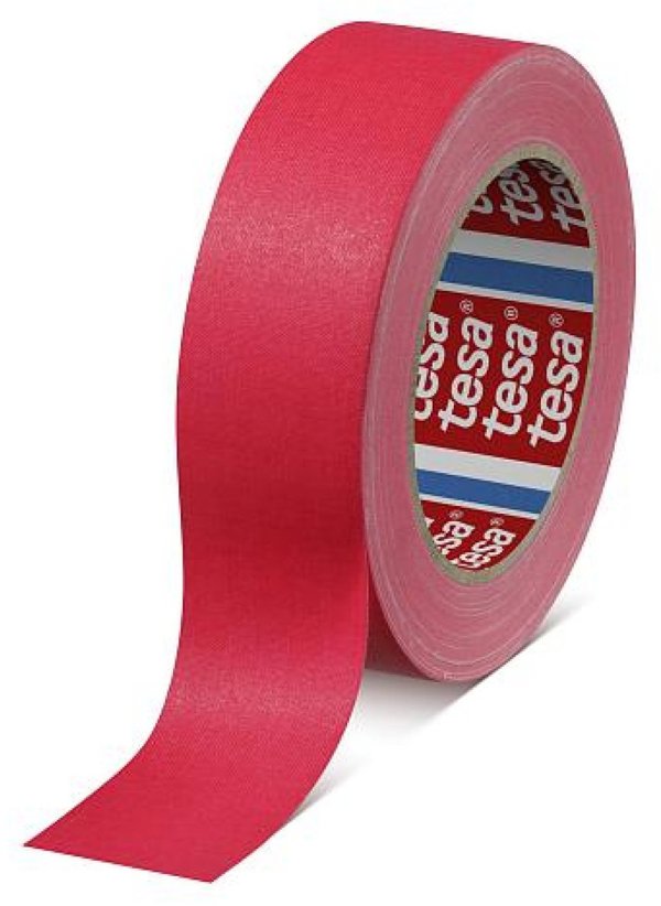 tesa Υφασμάτινη ταινία 25m x 50mm νέον-ροζ