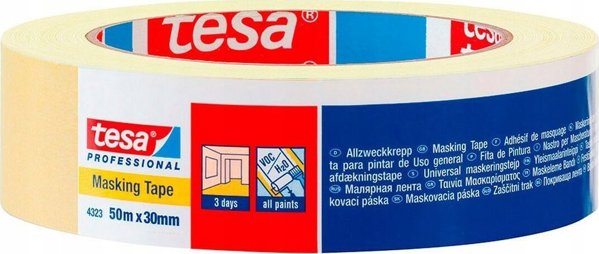 Tesa Tesa Χαρτοταινία κάλυψης 50mx30mm Standard μπεζ 04323 13338199 4042448280947