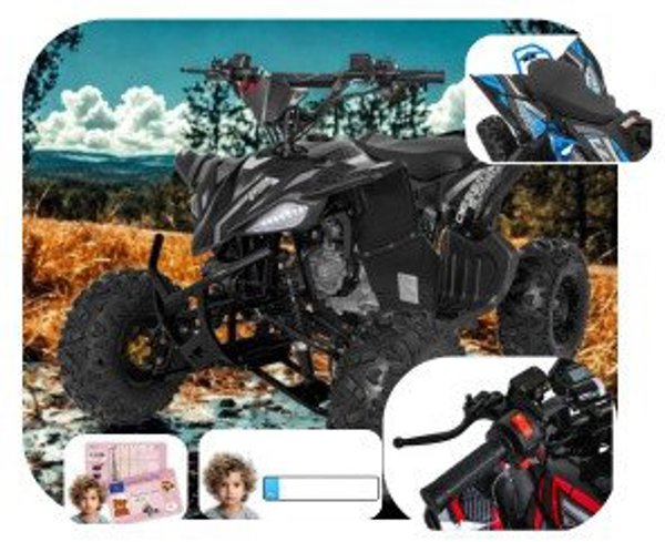 Τετράτροχο Spalinowy DESERT STORM LIFT 125cc μπλε EDUKAMP