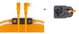 Tether Tools LeverLock&Cable Kit Optima 10G δεξιά πορτοκαλί 4,6m