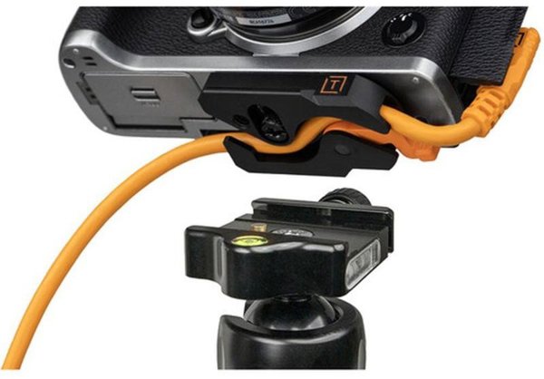 Tether Tools LeverLock&Cable Kit Optima 10G δεξιά πορτοκαλί 4,6m