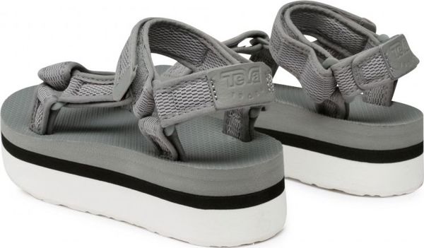 Teva Γυναικεία Σανδάλια Flatform Universal Mesh Print γκρι μέγεθος 36