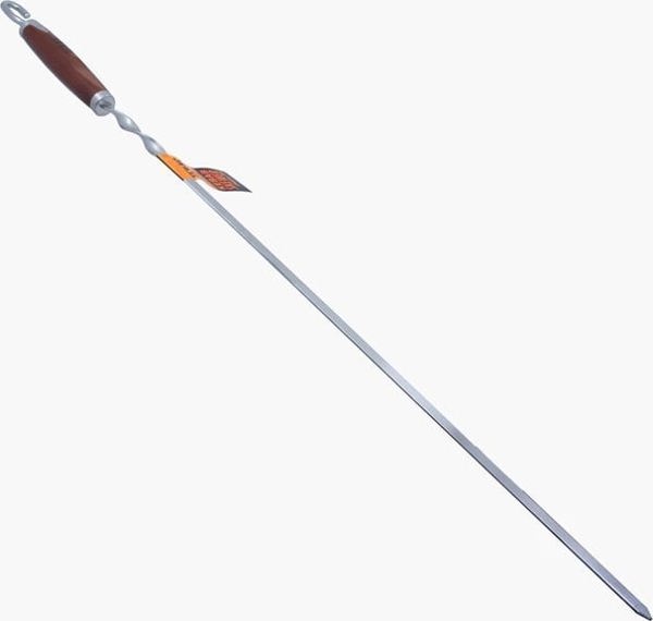 Texas Club Σούβλα BBQ με Λαβή 80cm - Ανοξείδωτο Ατσάλι για Ψησταριές Κάρβουνου